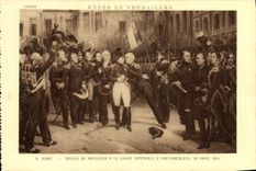 CPA Musee De Versailles Vernet Adieux de Napoleon a la Garde Imperiale a Fontainebleau