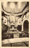 VINTAGE POSTCARD La Chapelle Of the Carmelite nuns De Lisieux the sanctuary the grid of the chorus of the Nuns