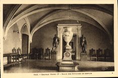 Sitio de Pau Chateu Enrique IV de la POSTAL de la VENDIMIA de los oficiales del servicio