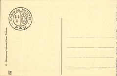 POSTAL Pau de la VENDIMIA el castillo en la tapicería de Miller Michaut de los Goblins en el gabinete de señora de la reina