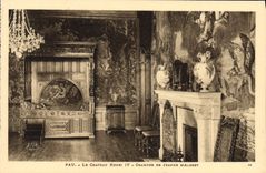 POSTAL Pau de la VENDIMIA el cuarto de Enrique IV del castillo del d Albret de Jeanne