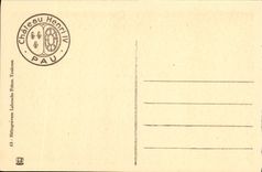 POSTAL Pau de la VENDIMIA el cuarto de Enrique IV del castillo del d Albret de Jeanne