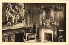 Gabinete de Enrique IV del castillo de Pau de la POSTAL de la VENDIMIA del Sovereign