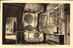 CPA Pau Chateau Henri IV Chambre Louis XIV dite Abd El Kader