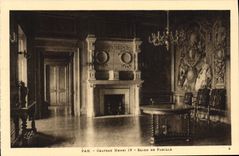 Sala de estar de Enrique IV del castillo de Pau de la POSTAL de la VENDIMIA de la familia