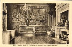 Sitio de Enrique IV del castillo de Pau de la POSTAL de la VENDIMIA del sovereign conocido como d Albret de Enrique