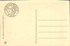 Sala de espera de Enrique IV del castillo de Pau de la POSTAL de la VENDIMIA