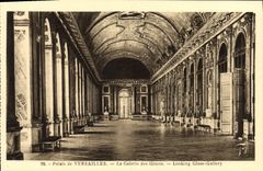 CPA Versailles Le Chateau Galerie des Glaces Palais