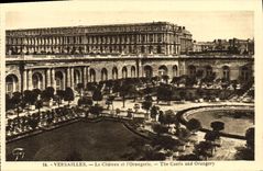 CPA Versailles Le Chateau Et I'Orangerie