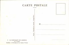 CPA La Basilique De Lisieux La crypte Marthex et mosaique de la Sainte Trinite