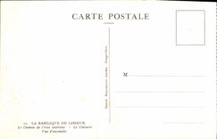 POSTAL de la VENDIMIA la basílica De Lisieux la manera externa de cruz el cuadro total del martirio