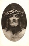 VINTAGE POSTCARD the Basilica De Lisieux the way of Cross external the martyrdom Head of Christ