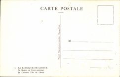 POSTAL de la VENDIMIA la basílica De Lisieux la manera de external cruzado la cabeza del martirio de Cristo