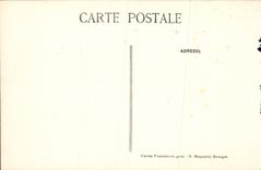 VINTAGE POSTCARD Bourges Carries Northern Of the Cathedral