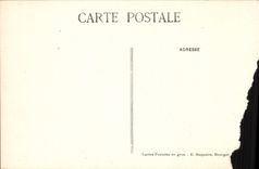 POSTAL Bourges interior de la VENDIMIA del órgano del rosetón de la catedral