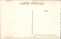 VINTAGE POSTCARD Interior Bourges Of the Cathedral Low Nave