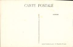 VINTAGE POSTCARD Interior Bourges Of the Cathedral Seen Transverse