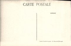 POSTAL Bourges interior de la VENDIMIA de la circunferencia de la catedral del estribillo