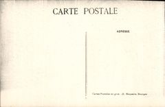 VINTAGE POSTCARD Interior Bourges Of the Cathedral 3rd Nave