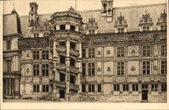 CPA Chateau De Blois Escalier Francois 1er