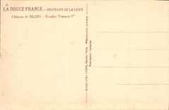 CPA Chateau De Blois Escalier Francois 1er