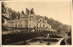 VINTAGE POSTCARD Castle De Rigny Worn Overall picture