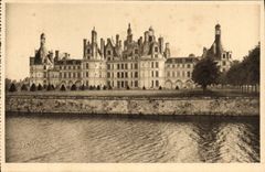 CPA Chateaux De La Loire Chateau De Chambord Facade Nord