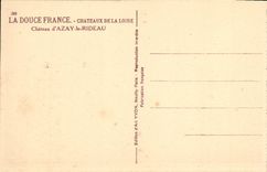 CPA Chateaux De La Loire Chateau D'Azay Le Rideau