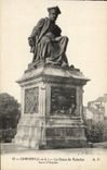 VINTAGE POSTCARD Chinon the Statue De Rabelais
