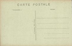 POSTAL Chinon de la VENDIMIA el castillo del medio