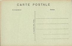 POSTAL Chinon de la VENDIMIA la puerta principal del castillo