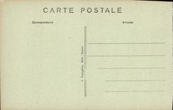 Calle de Chinon de la POSTAL de la VENDIMIA de Carroi grande y puerta principal del castillo