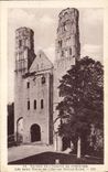 VINTAGE POSTCARD Old Abbey De Jumieges two turns of the Notre Dame church