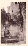VINTAGE POSTCARD Old Abbey De Jumieges the room of the guards