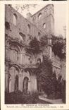 VINTAGE POSTCARD Old Abbey De Jumieges Ruins Of Side of the Notre Dame church