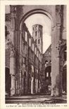 VINTAGE POSTCARD Old Abbey De Jumieges the nave and low dimensions of the Notre Dame church