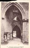 VINTAGE POSTCARD Jumieges Underground Room the passage Charles VII