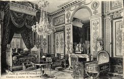CPA Palais De Fontainebleau Chambre a coucher de Napoleon 1er