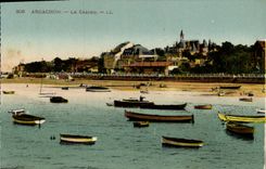 VINTAGE POSTCARD Arcachon the Casino
