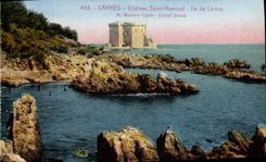 CPA Cannes Chateau Saint Honorat Iles de Lerins