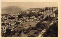 VINTAGE POSTCARD Aix Les Bains View in the 1st plan the Bernasconi hotel