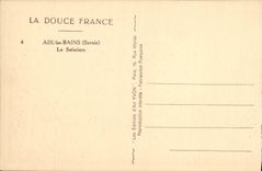 VINTAGE POSTCARD Aix Les Bains the Solarium