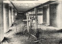 VINTAGE POSTCARD Monument Of Sliced Bayonets Seen interior Militaria