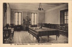 CPA La Sainte Baume Nazareth Salle Des Conferences