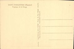 VINTAGE POSTCARD Holy Thegonnec Tryptique Of the Virgin