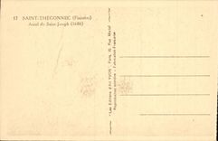 VINTAGE POSTCARD Holy Thegonnec Furnace bridge Of Joseph Saint