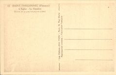 VINTAGE POSTCARD Holy Thegonnec the Church the Sepulchre