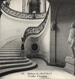 CPA Chateau de Chantilly Escalier d'honneur