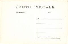 VINTAGE POSTCARD Castle of Chantilly Main staircase