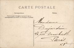 VINTAGE POSTCARD Castle of Chantilly the principal frontage